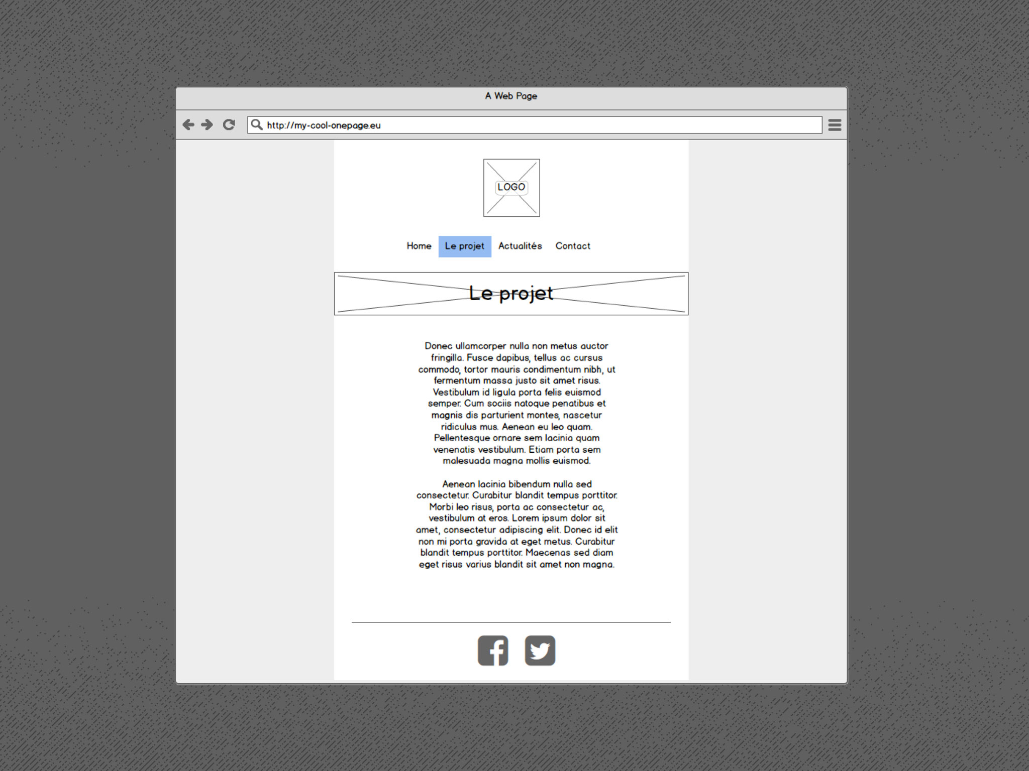 une page une fonction
